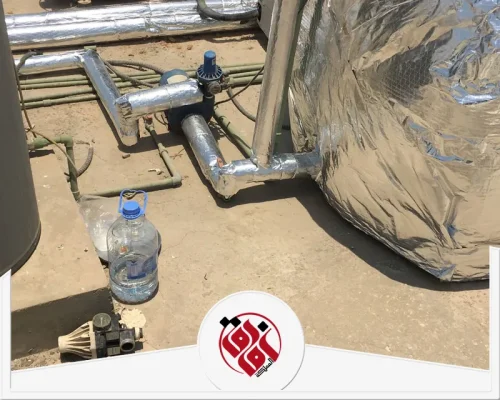 عزل صوت مواسير الصرف بالخبر 0559915333 افاق المملكة يهدف هذا النوع من العزل الحراري إلى حماية شبكة المياه من التأثر المباشر بأشعة الشمس الحارقة