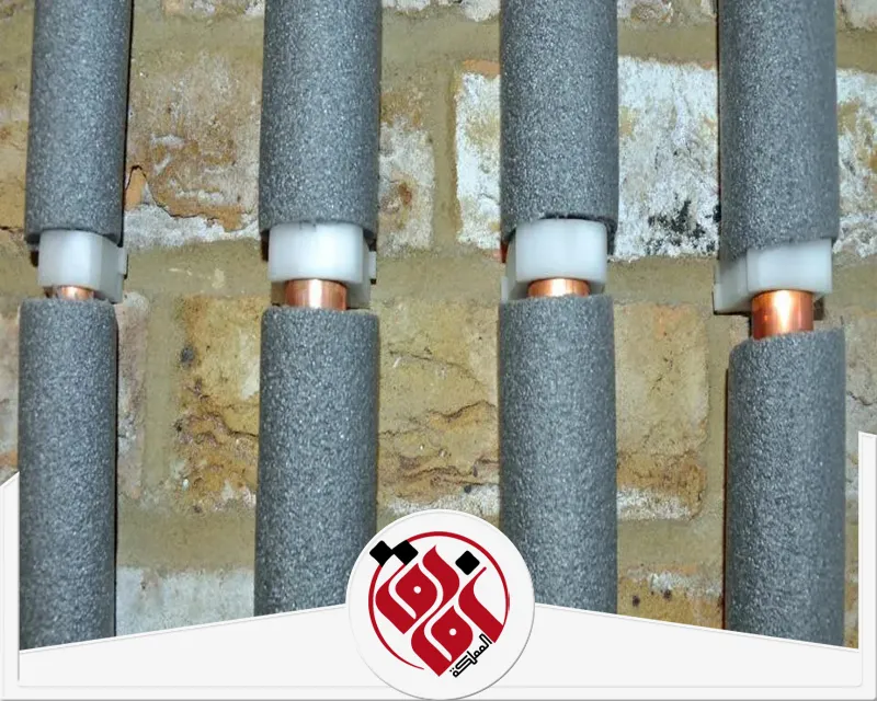 شركة عزل مواسير المياه بالقطيف 0559915333 أفاق المملكة للعوازل العزل الحراري للمواسير بالقطيف لتقليل الفقد الحراري